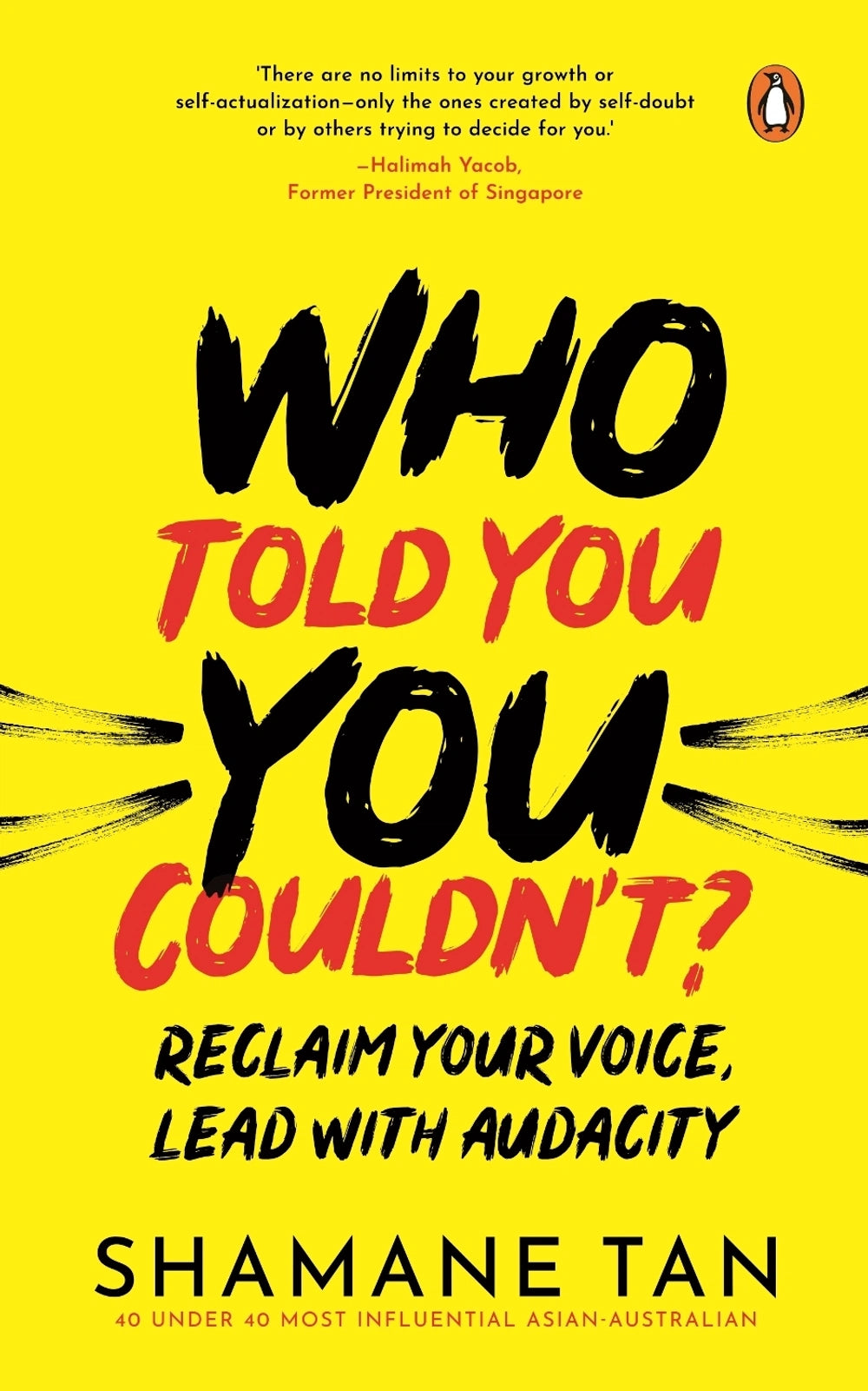Who Told You You Couldn’t? Reclaim Your Voice, Lead with Audacity 