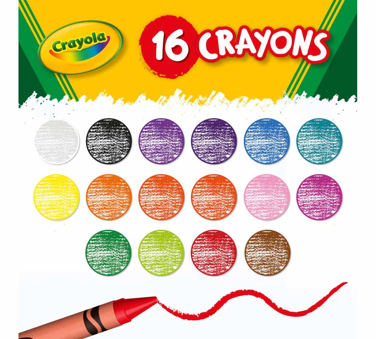 Crayola Crayon Clas 16's Twin Pk 523016x2