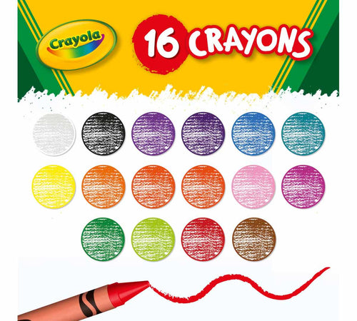 Crayola Crayon Clas 16's Twin Pk 523016x2