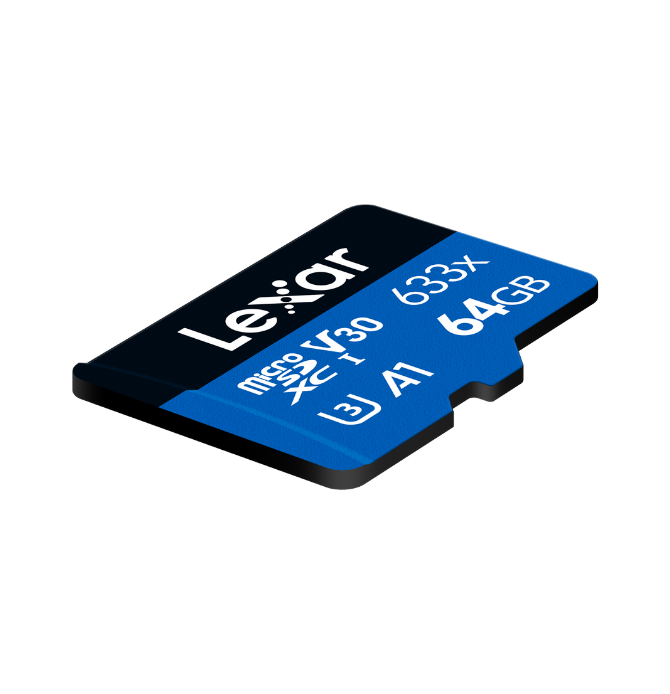 Lexar High-Performance 633x microSDHC/microSDXC UHS-I Card 64GB