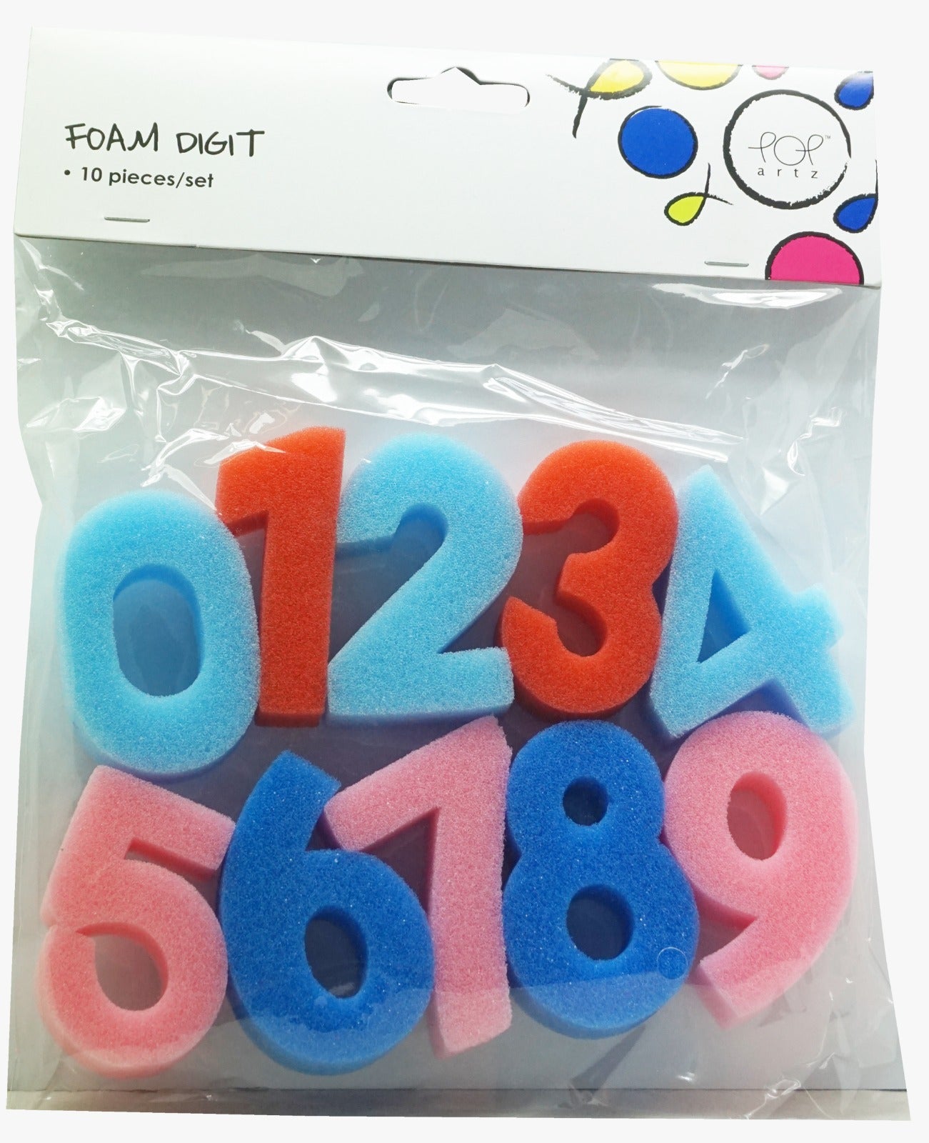 POP Artz Foam Digit Set 10's
