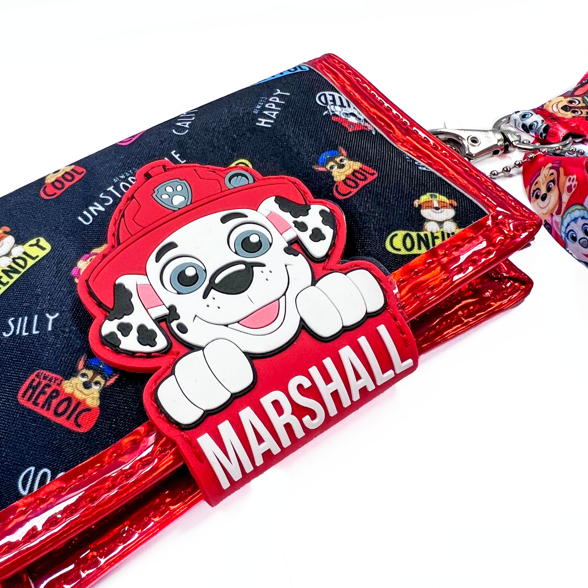 PAW PATROL TWO FOLD WALLET WITH LANYARD MARSHALL