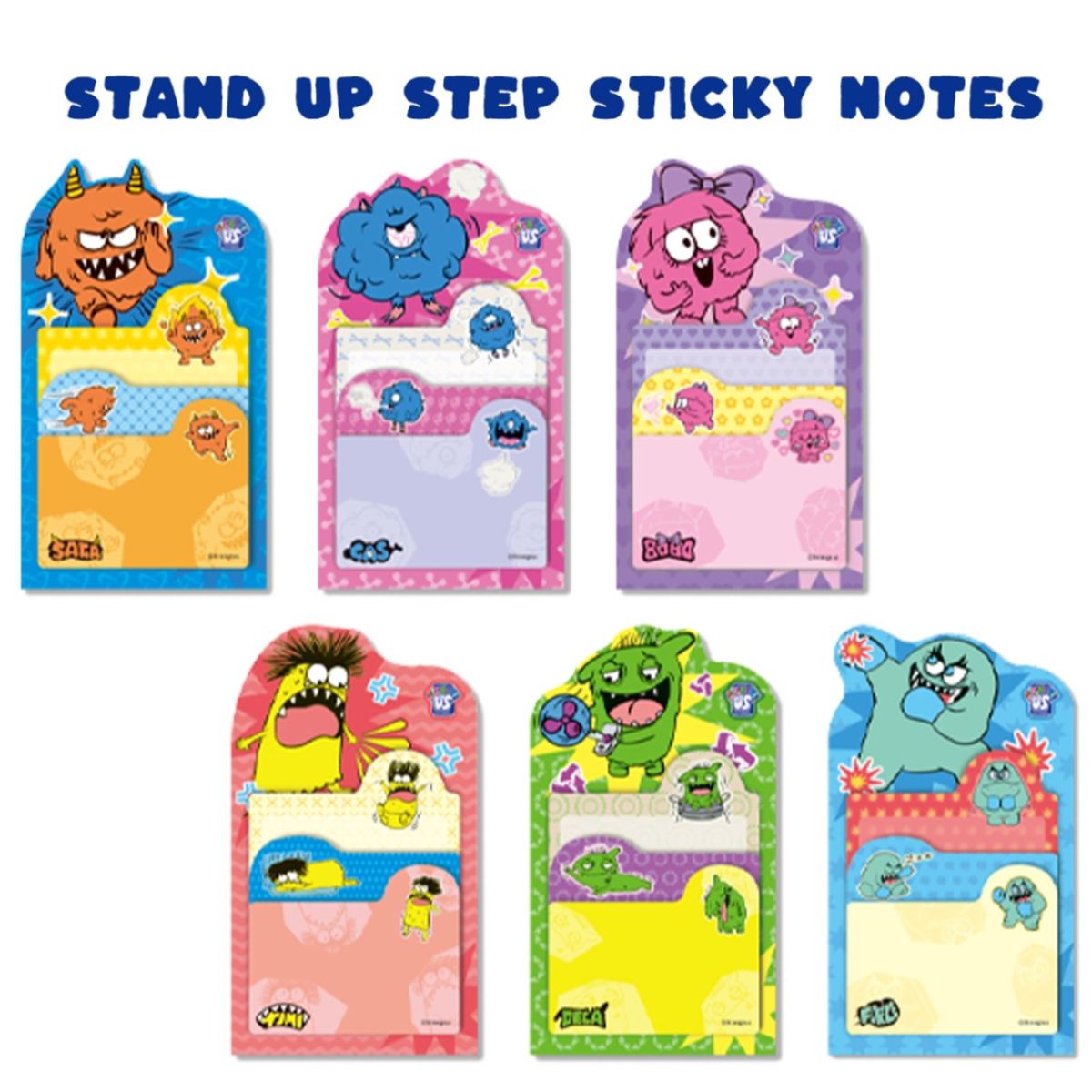 Strange Us 3-Fold Sticky Notes
