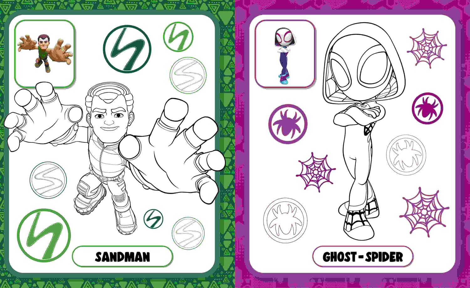 Spidey & Friends: 5-in-1 Colouring