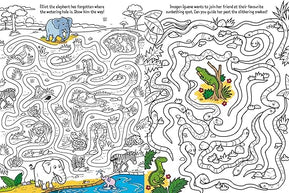 Bumper Junior Art Book - Colour-in-Mazes