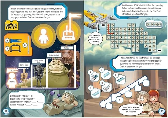 LEGO® Star Wars™: The Chosen One Activity Book (With Anakin Skywalker Minifigure, Pit Droid And Repair Station) – Paperback