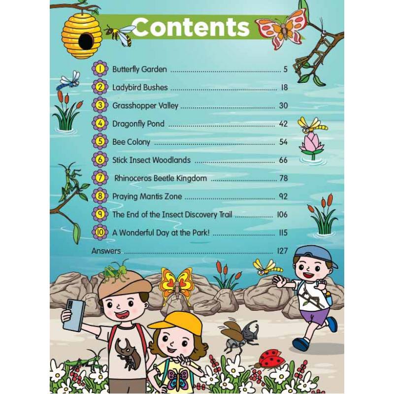 K2 Preschool Maths And Drawing Book 2: Insects