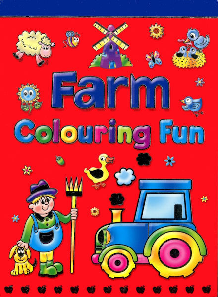 Farm Colouring Fun (Red)