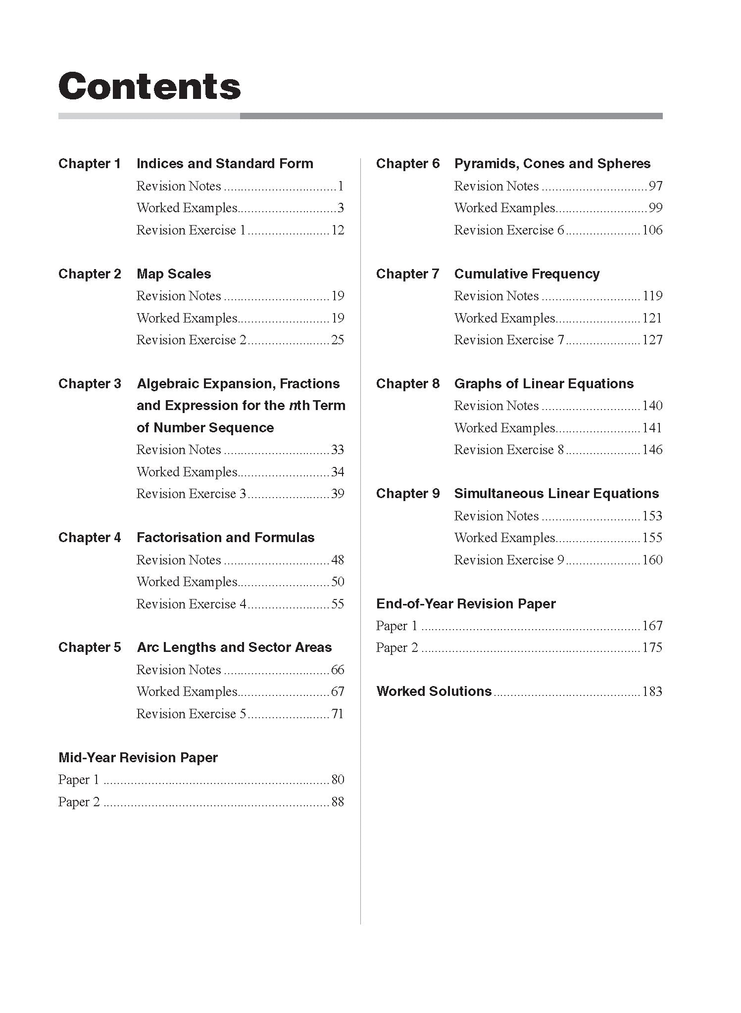 Secondary 3/G1 Maths Topical Revision-5ed