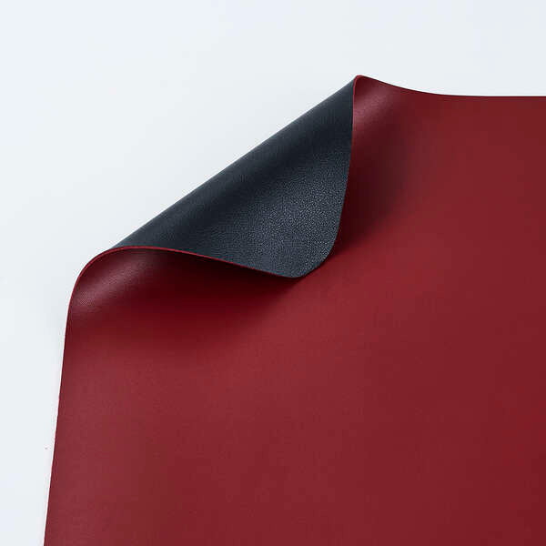  ELECOM Desk Mat Mouse Compatible Soft Leather Reversible Mat Large Mouse Pad 900×430×1.7mm Black × Red
