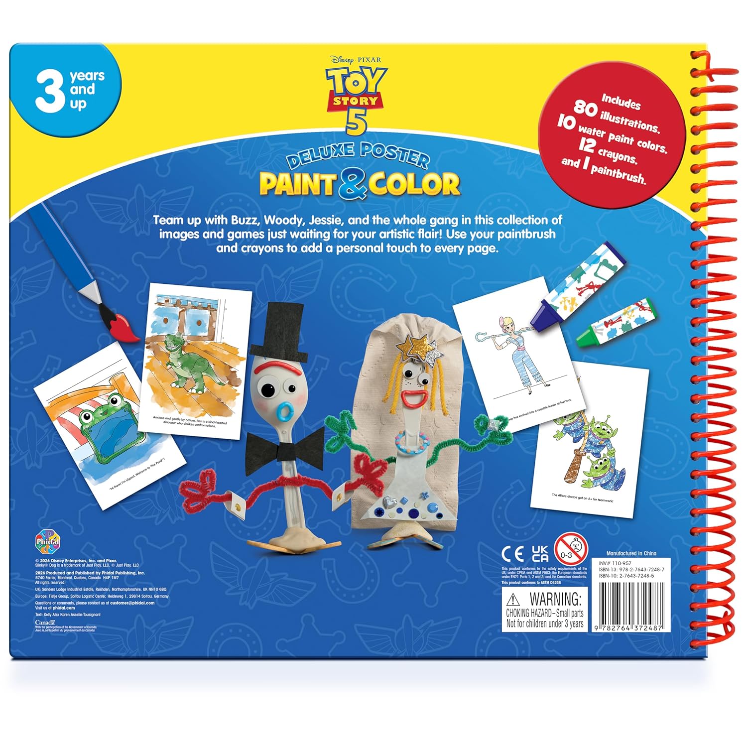 Disney / Pixar Toy Story 5 Deluxe Poster Paint & Color