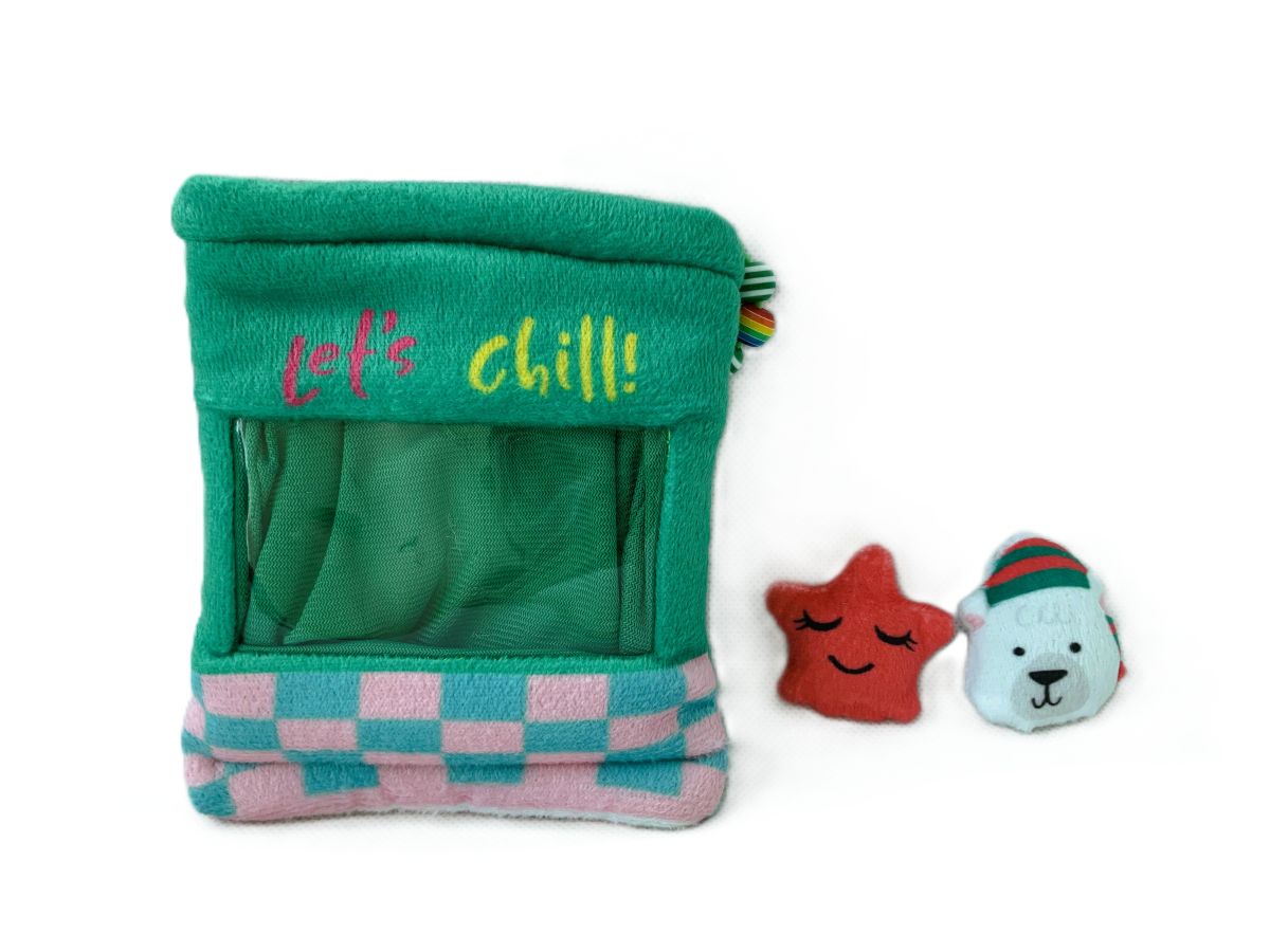  Plush Zip Bag With 2 Dolls Chill H062