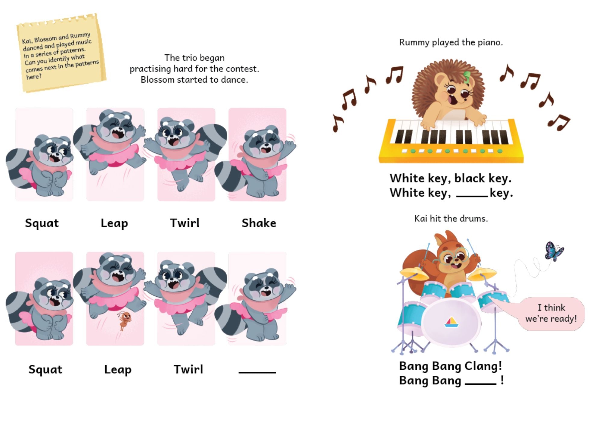 Maths Storybook: Flitter, Flutter, Jitters - Patterns Recognition (4-7yo)