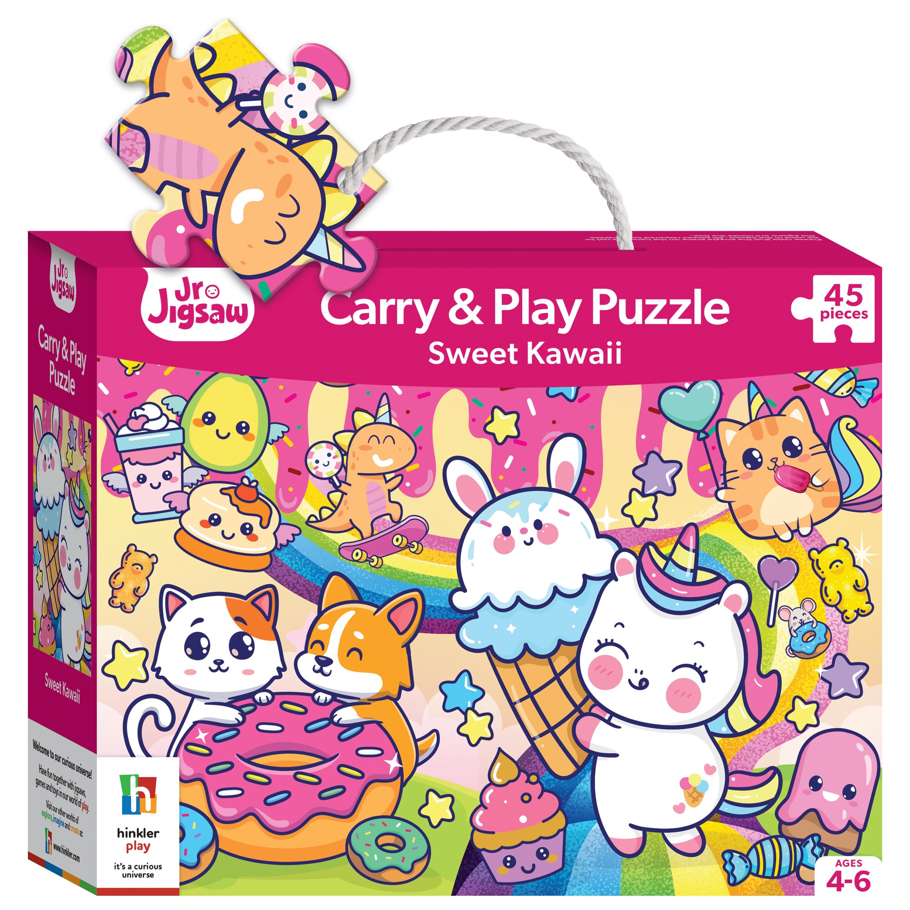 JR JIGSAW CARRY N PLAY PUZZLE SWEET KAWAII