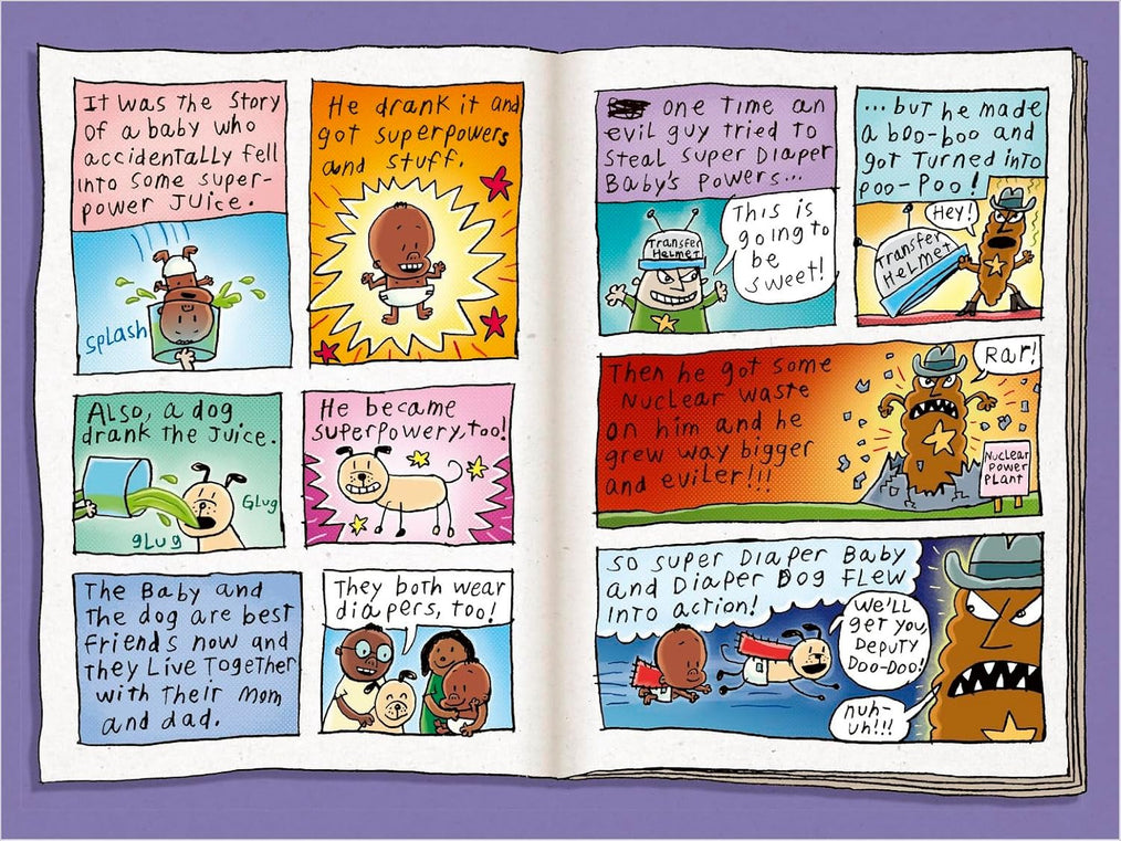 Super Diaper Baby 02: The Invasion of the Potty Snatchers: Color Edition (Hardcover)