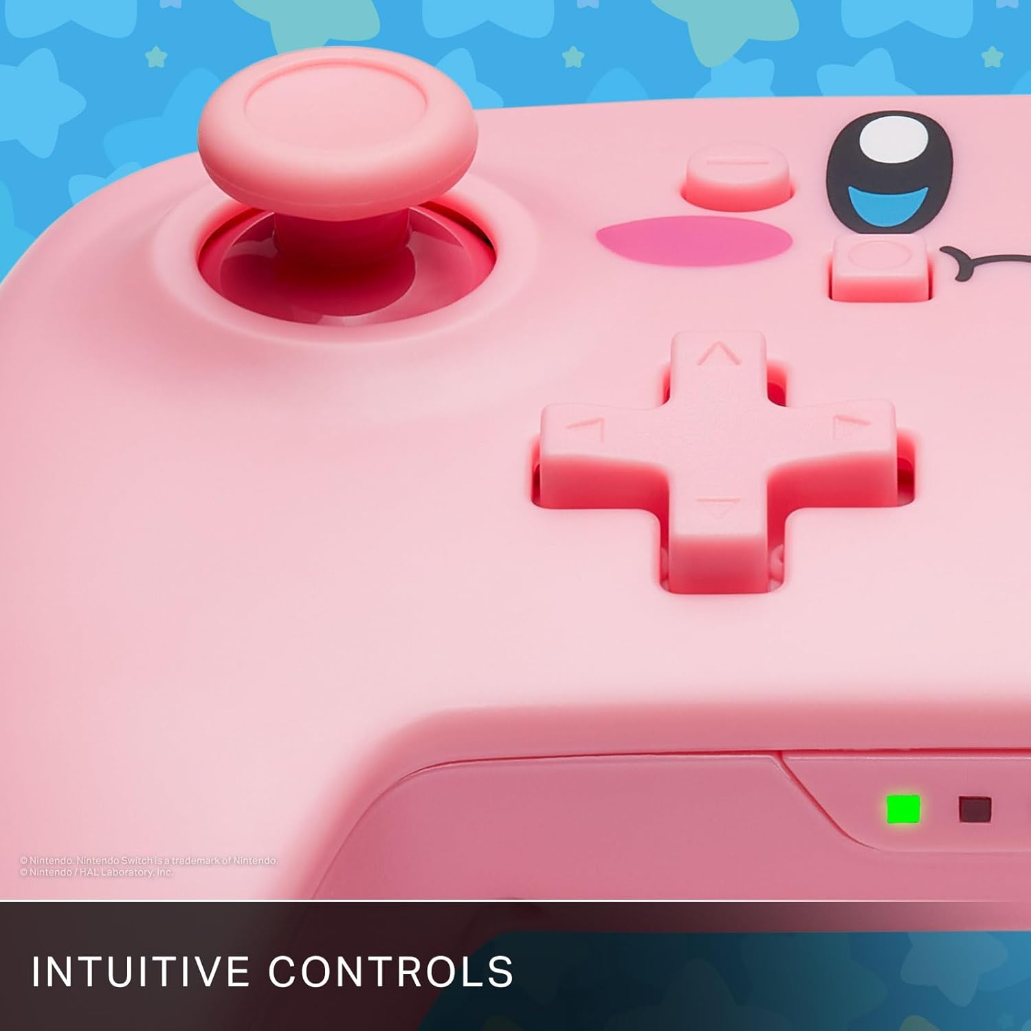 PowerA Wireless Controller for Nintendo Switch - Kirby Mouthful (Officially Licensed)