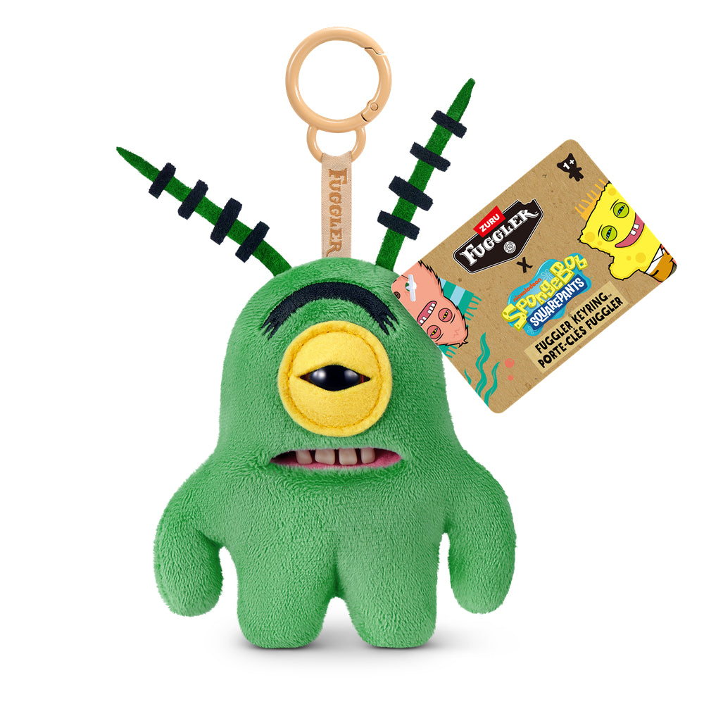 FUGGLER SPONGEBOB KEY RINGS ASSORTED (1PC)