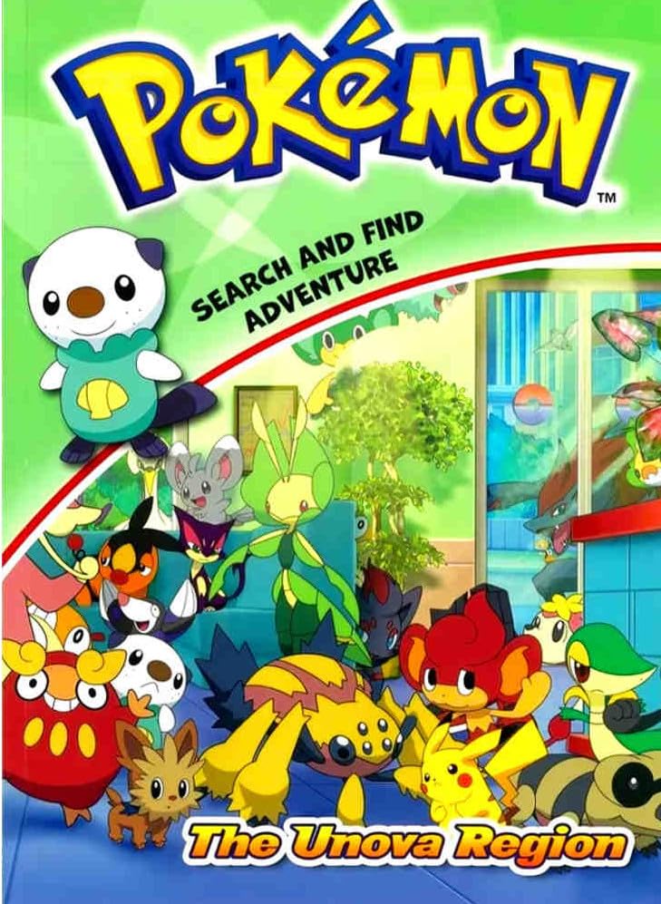 Pokémon Search and Find Adventure Book - Pokemon Activity Book - The Unova Region (Paperback)