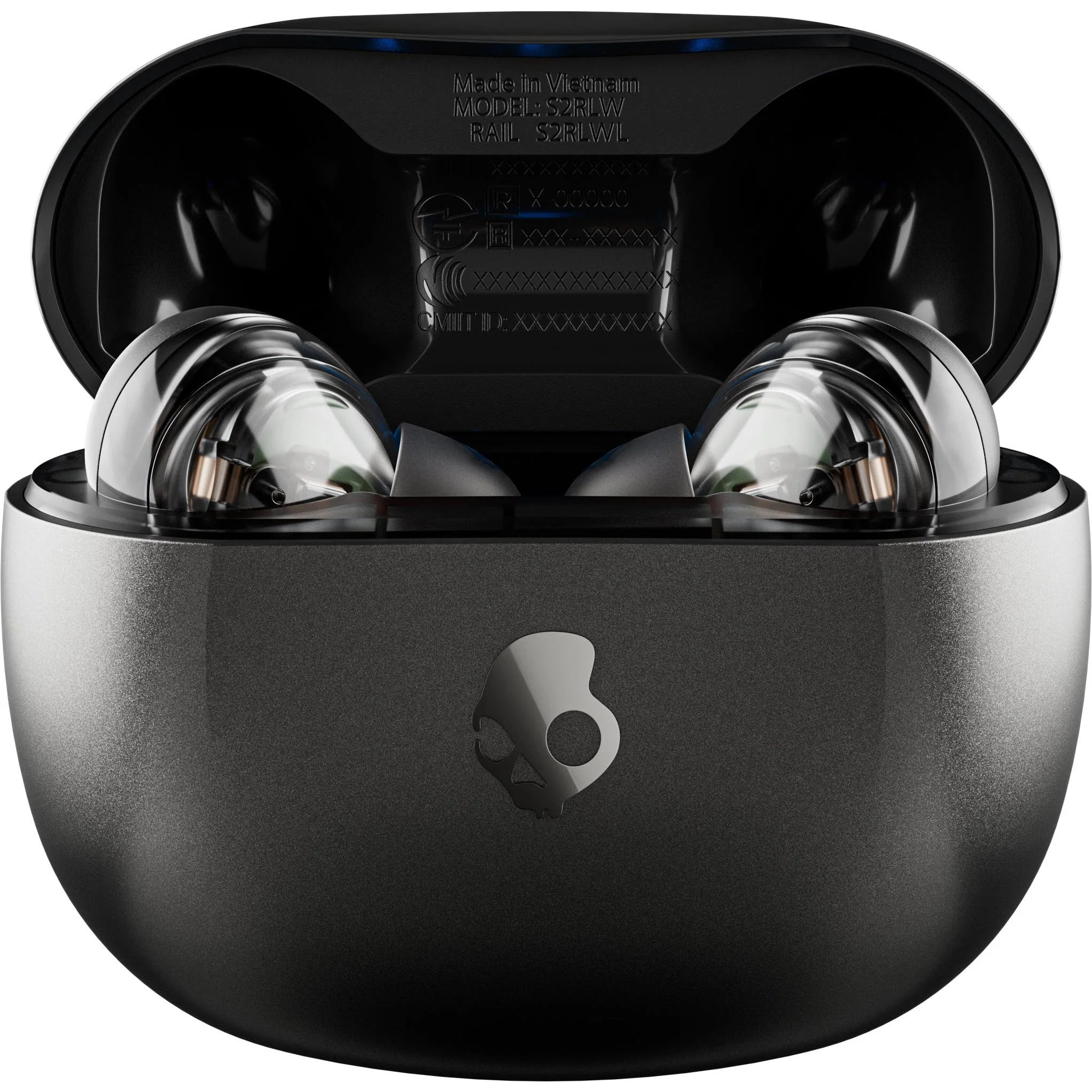 Skullcandy - Rail ANC In-Ear Noise Canceling True Wireless Headphones - True Black