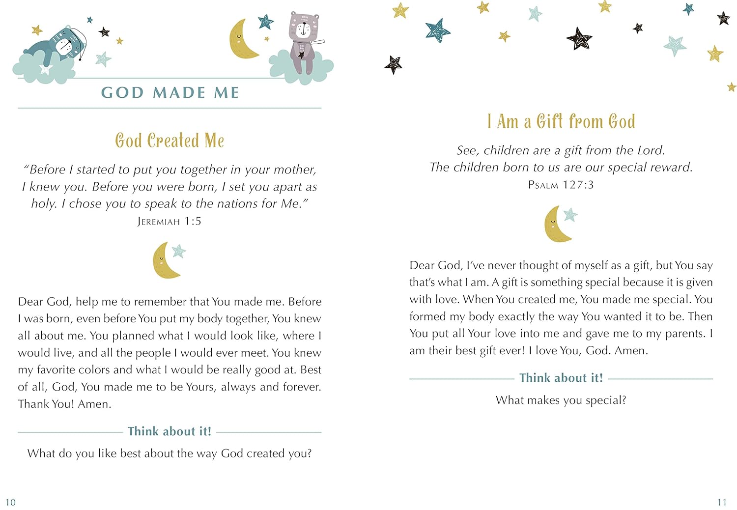 3-Minute Bedtime Prayers for Little Hearts : 3-Minute Devotions (Paperback)