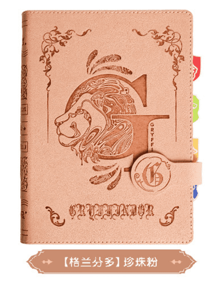 Harry Potter A5 PU Notebook Set Gryffindor Brown