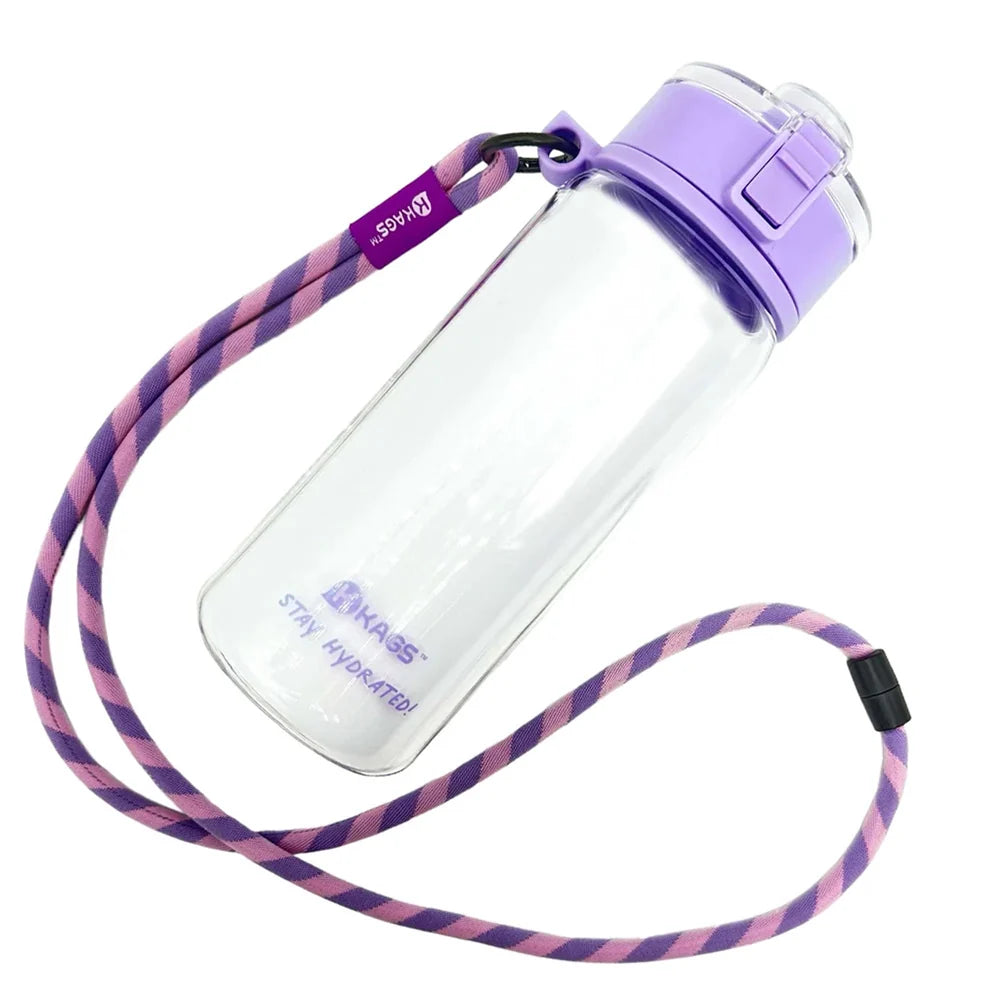 KAGS AQUARECHARGE SERIES TRITAN 600ML WATER BOTTLE LAVENDER