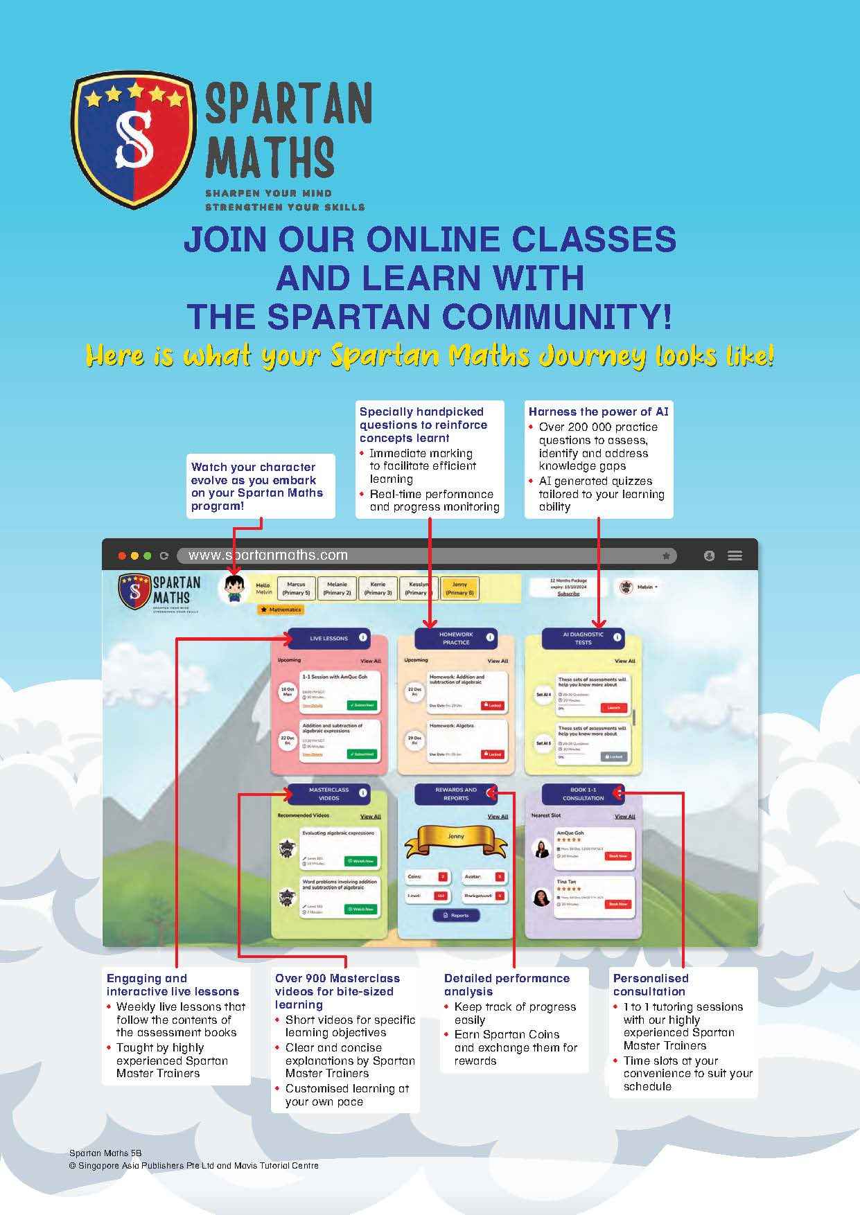 Primary 5B Spartan Maths (Levels 94 to 102)