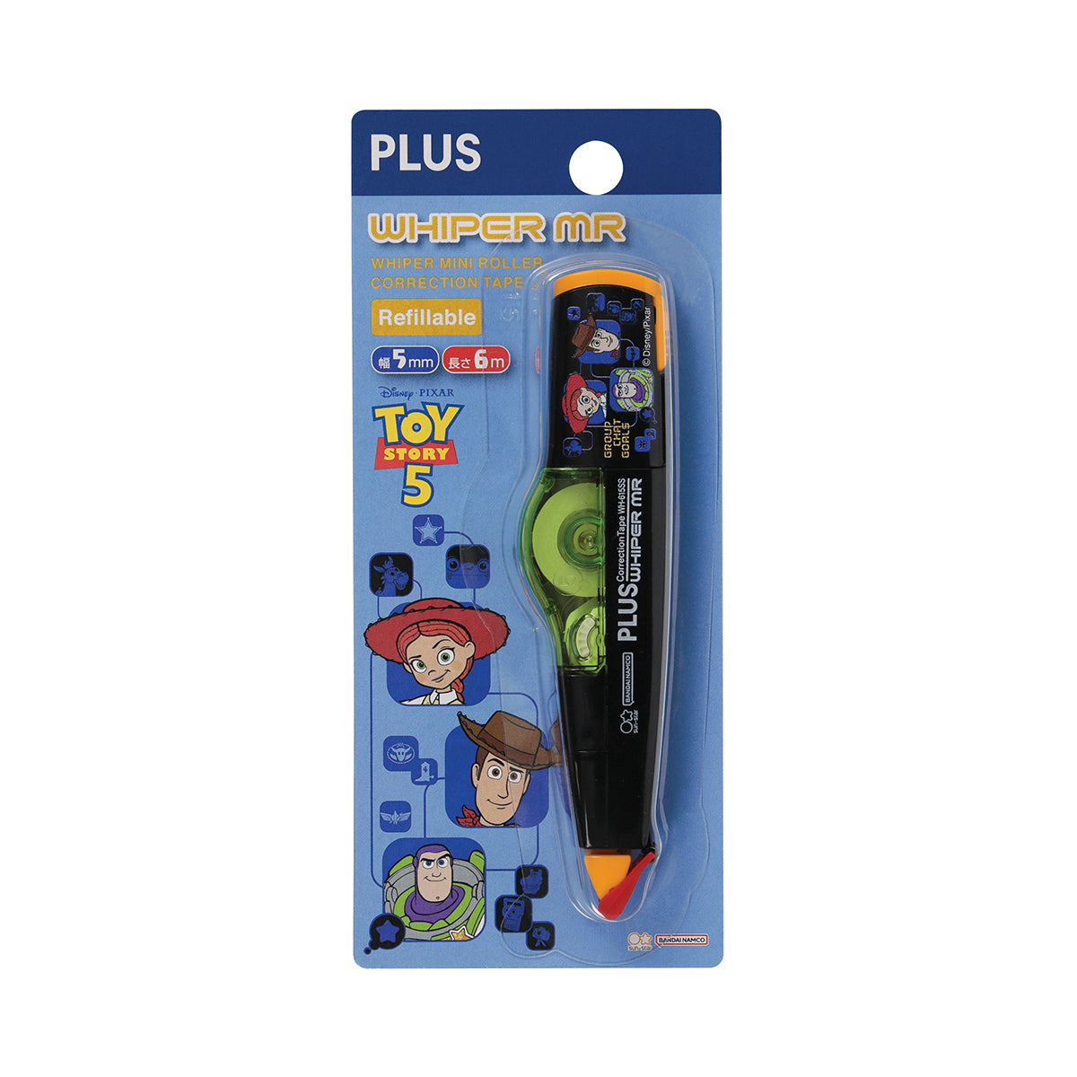 PLUS Toy Story MR Correction Tape Black
