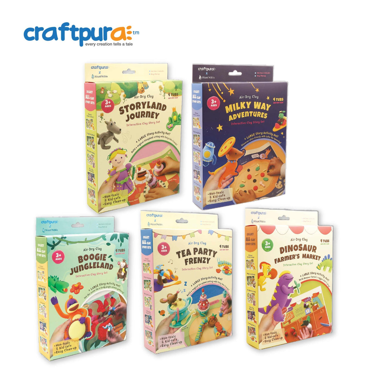Craftpura Clay Kit Tea Party Frenzy