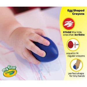 CRAYOLA MFC EGG CRAYONS 3'S 811450