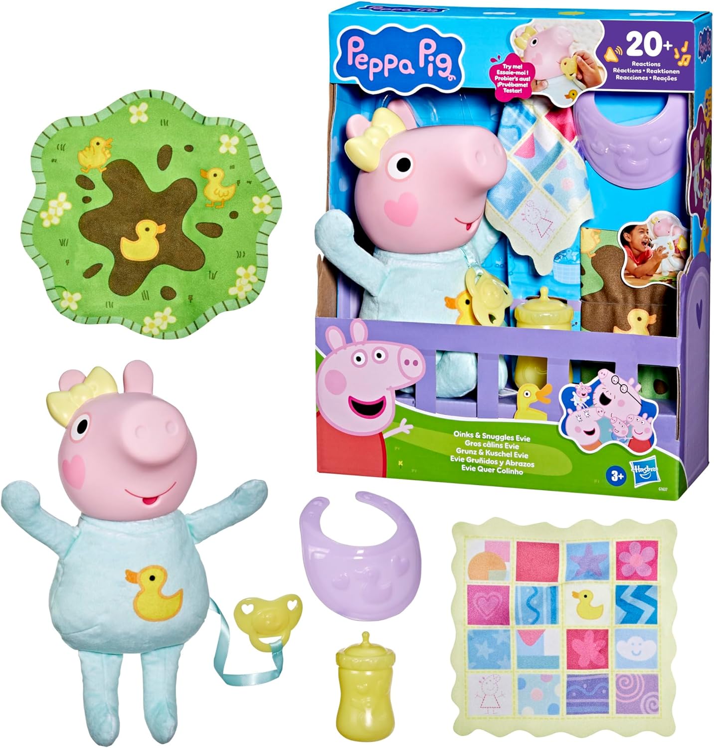 HASBRO PEPPA PIG OINKS & SNUGGLES EVIE