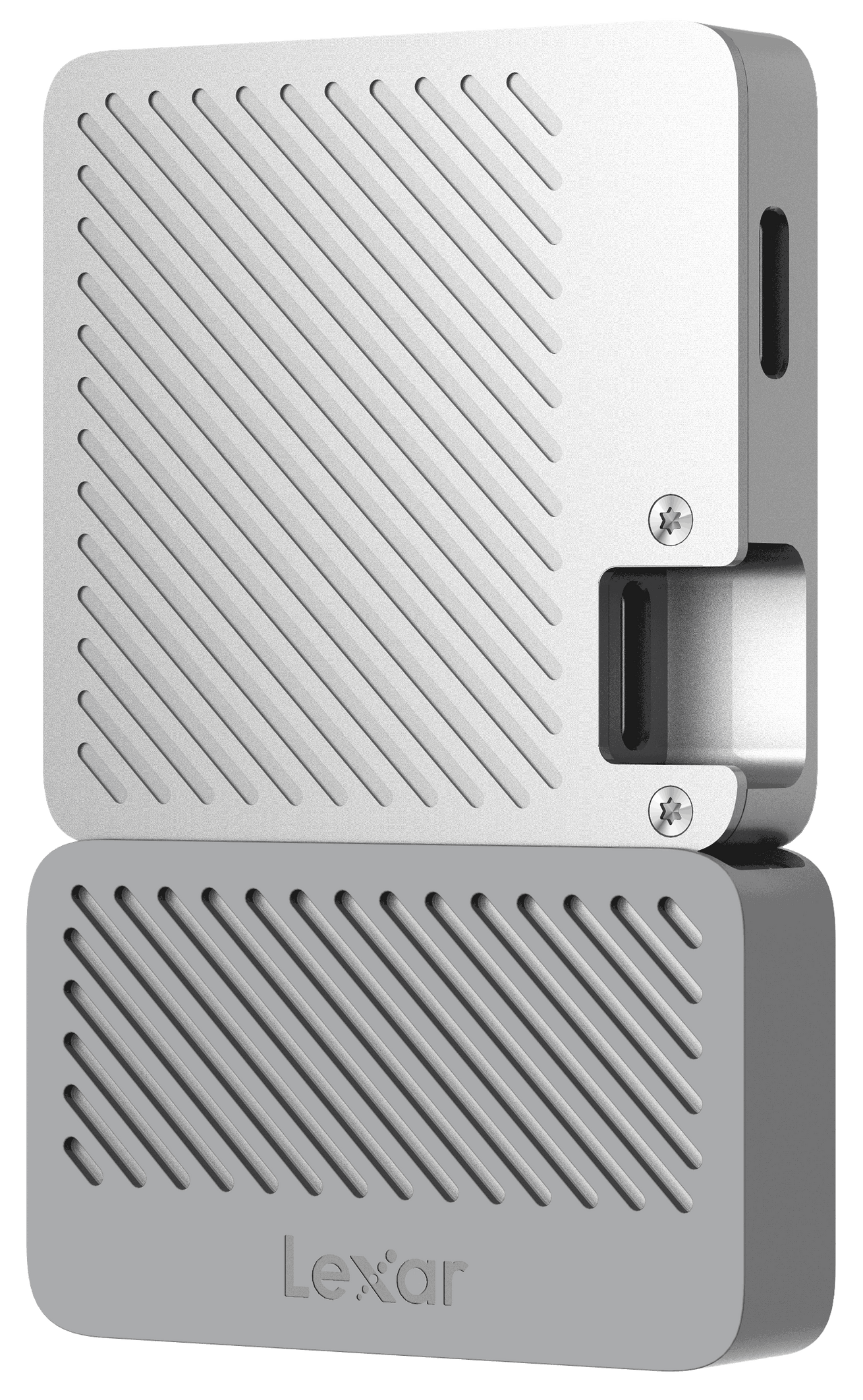 Lexar SL400 Professional Go 1TB Portable SSD with Hub Silver