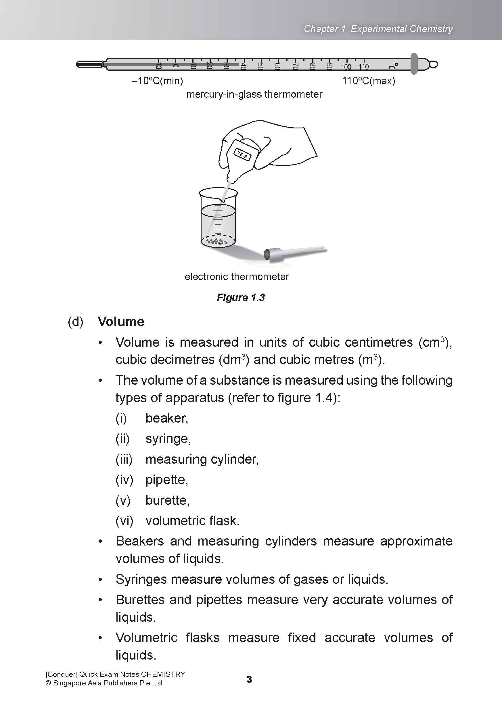 O Level Conquer Quick Exam Note Chemistry - 2nd Edition