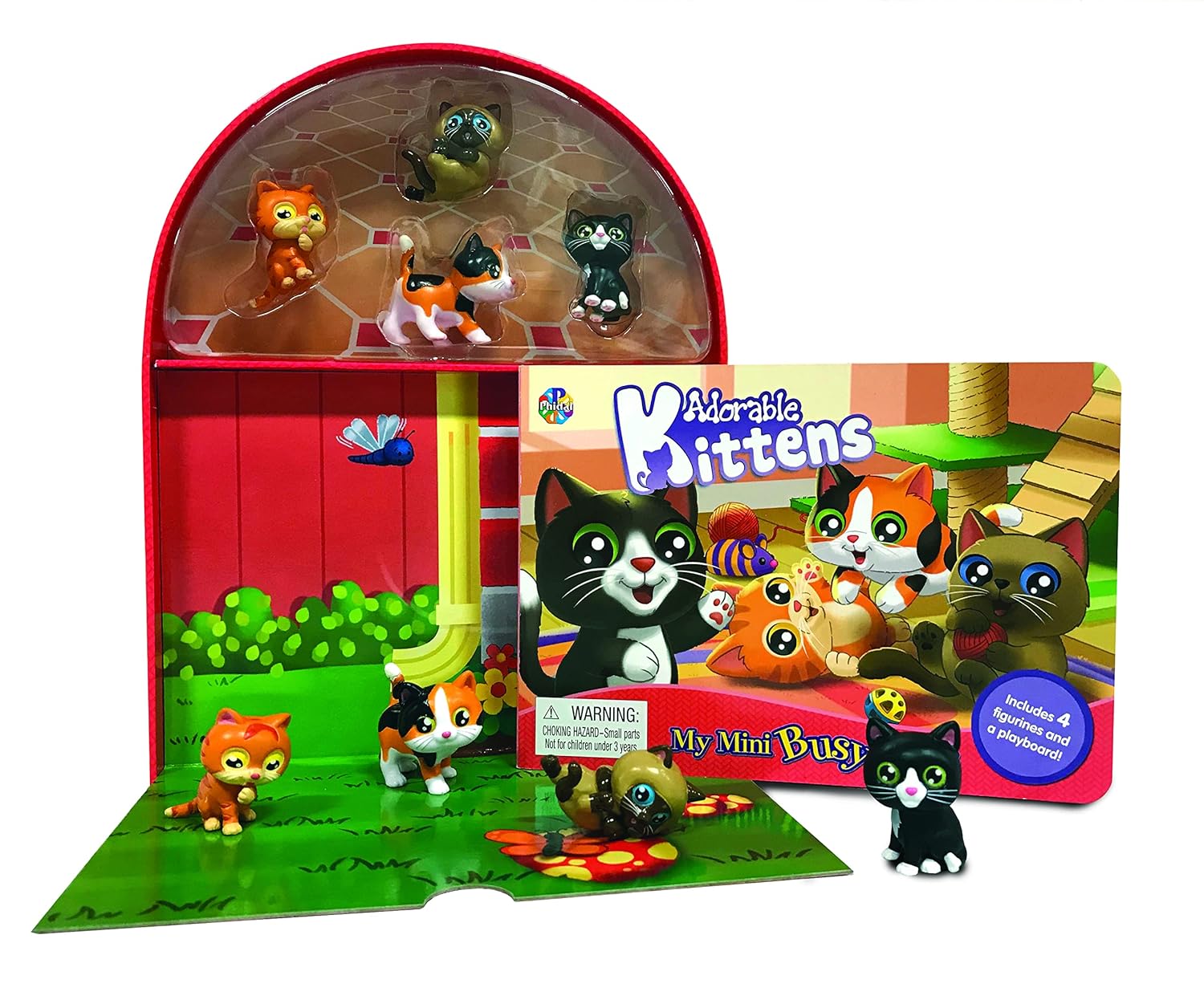 Adorable Kittens (Mini Busy Book) – Board Book