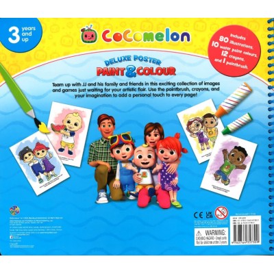 Moonbug Cocomelon Deluxe Poster Paint