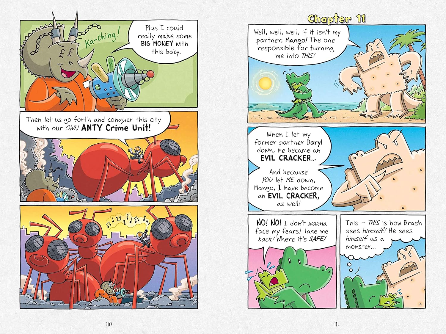 InvestiGators: Ants in Our P.A.N.T.S.: A Laugh-Out-Loud Comic Book Adventure! (International Edition)