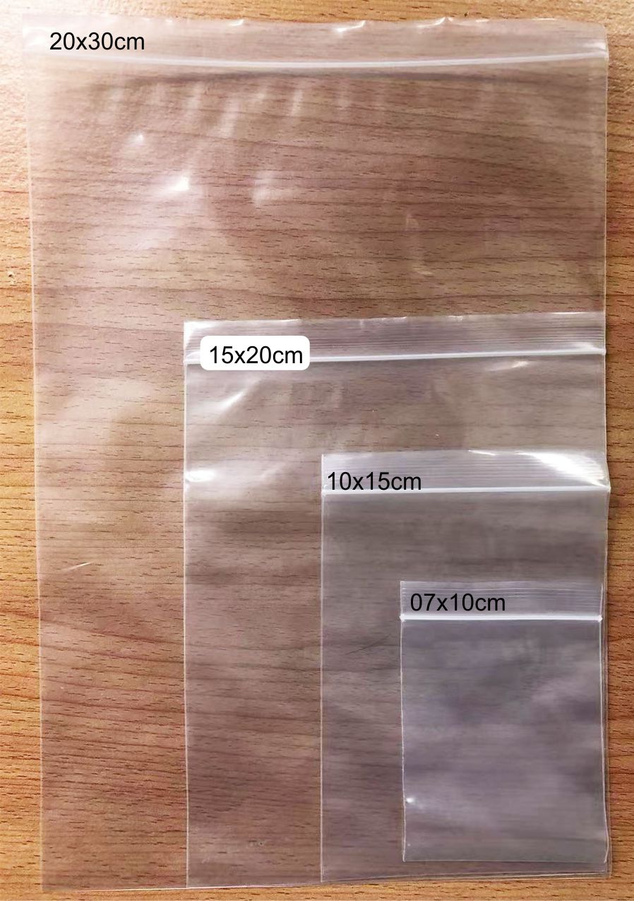 SHUKUJO ZIPPED PLASTIC BAG 50'S ZB1520