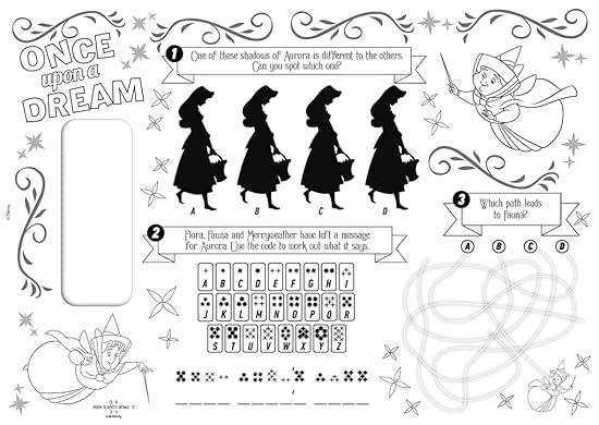 Disney Princess Tear Off Act Placemats