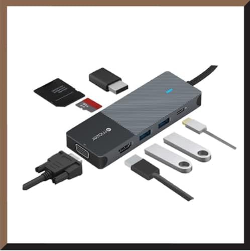 Mazer USB-C Multimedia Pro Hub 8-in-1 Black Edition