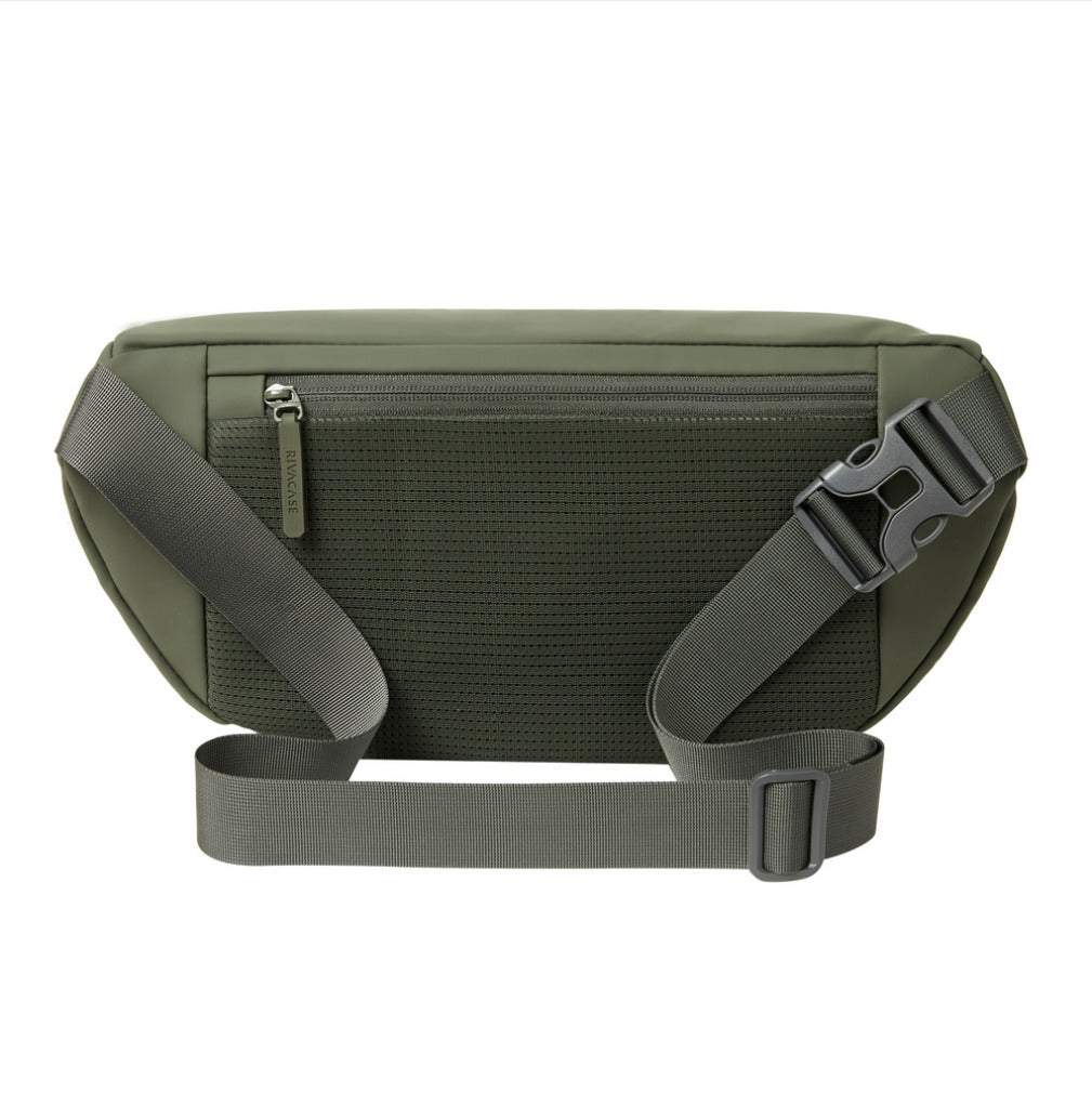 Rivacase 7814 Eden-ECO Waist/Sling Bag, Size L - Olive Green