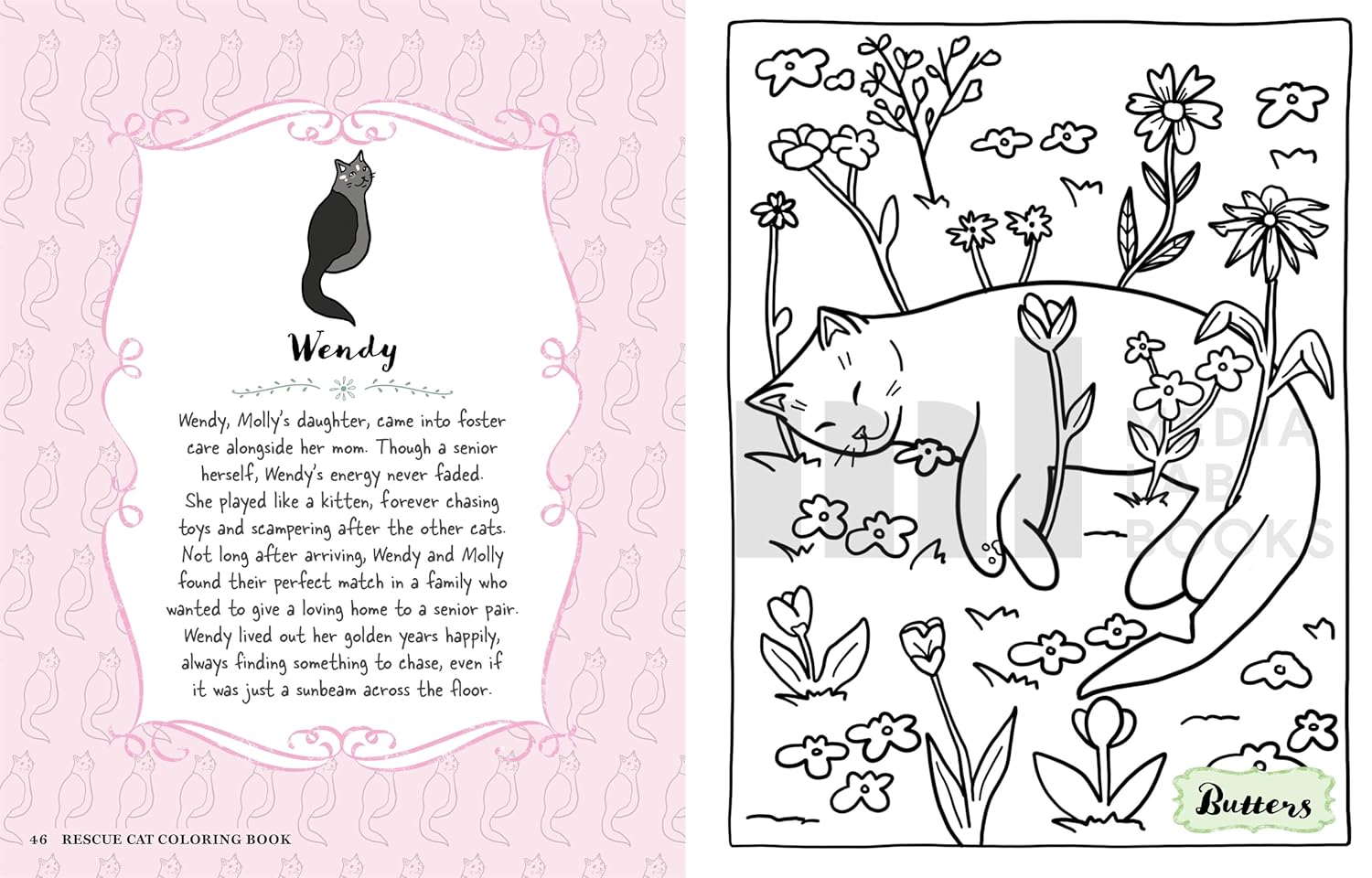 Rescue Cat Coloring Book: Featuring Adorable, Real-Life Rescues! (Paperback)