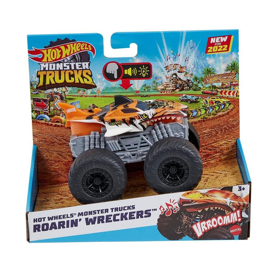 MATTEL HOT WHEELS MONSTER TRUCKS ROARIN WRECKERS ASSORTED