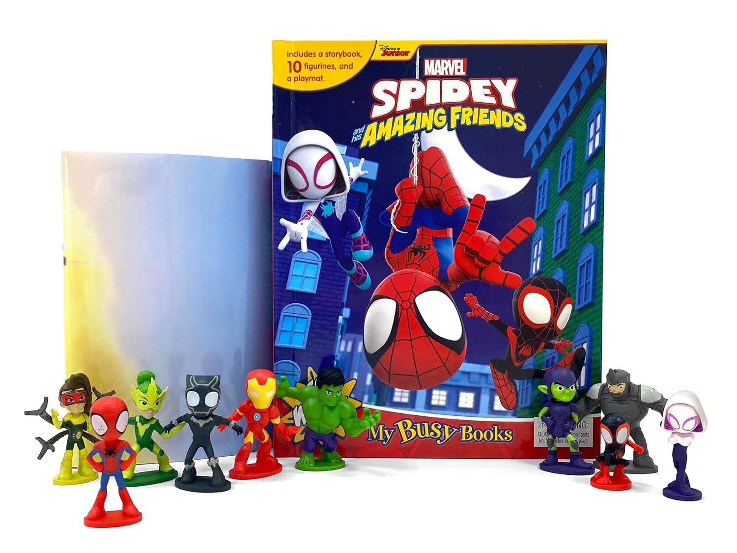 Marvel Spidey and his Amazing Friends My Busy Books (Board Book – Picture Book)