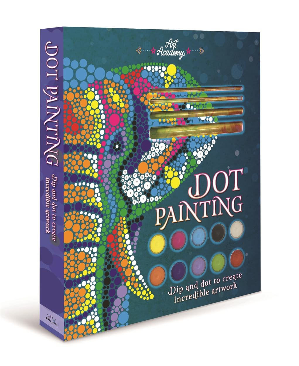 Dot Painting (With a Step-By-Step Guide And Artist's Tools) (Paperback)