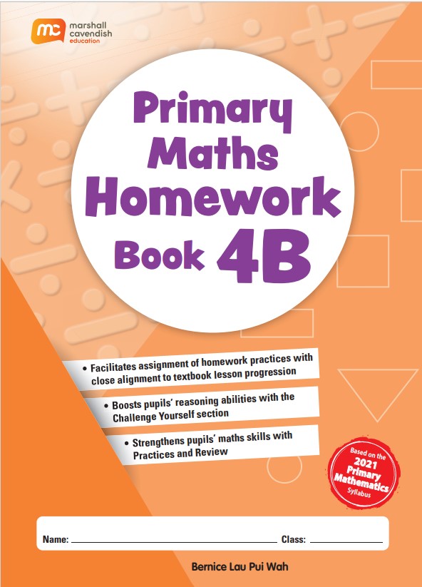 Primary 4B Maths Homework Book