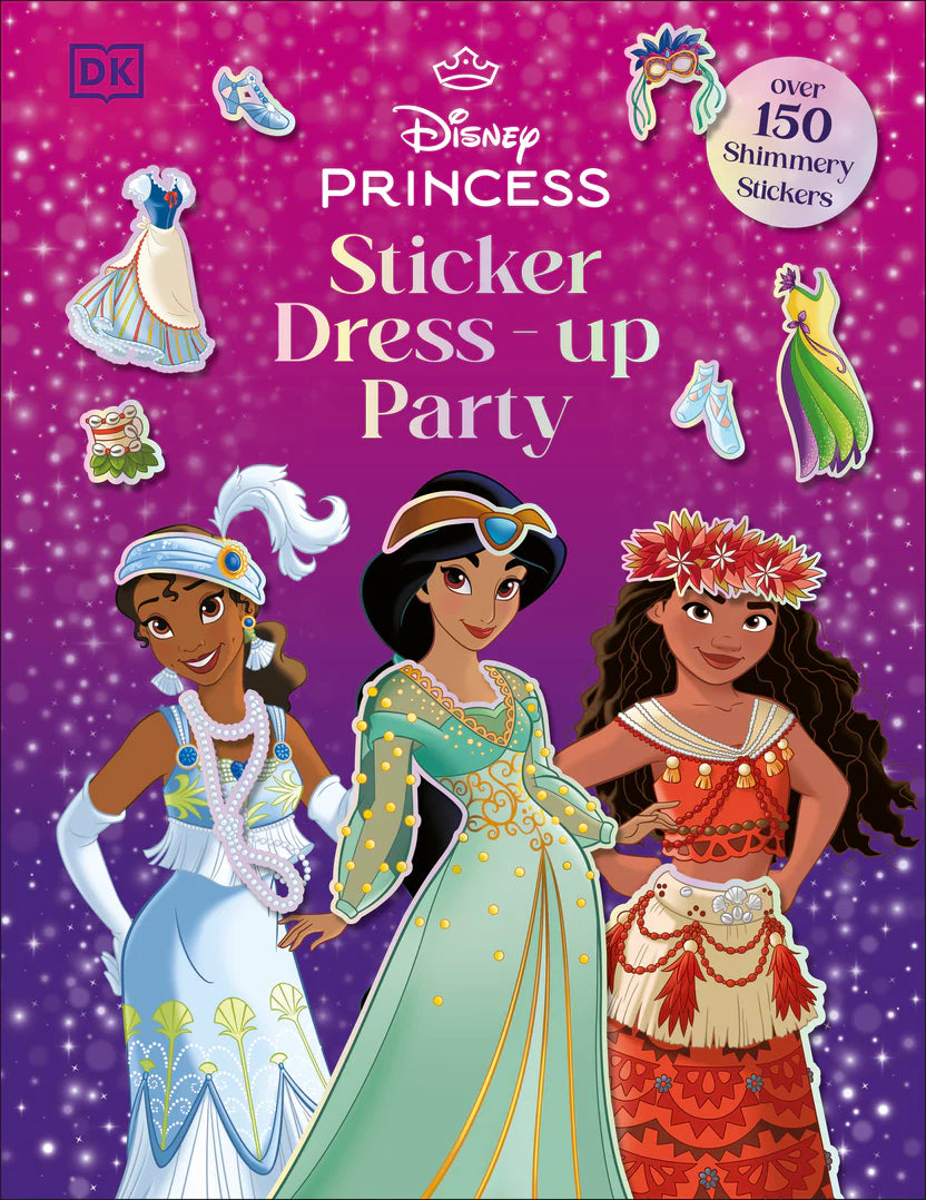 Disney Princess Sticker Dress-up Party (Paperback)