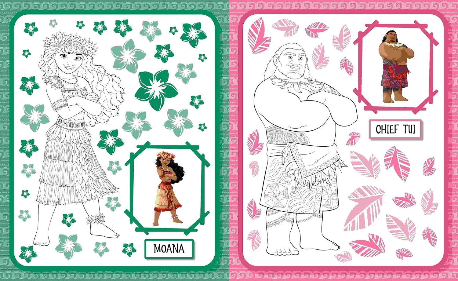Moana: 5-in-1 Colouring