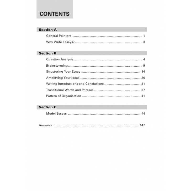 O-Level Essential Essays