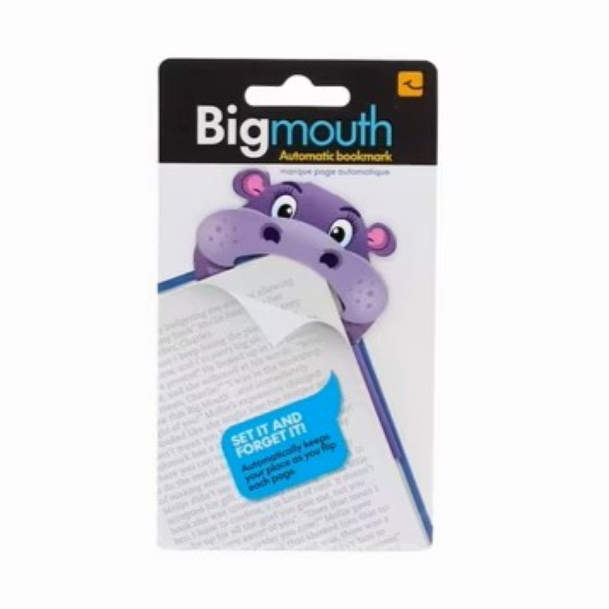 Bigmouth Bookmark Hippo