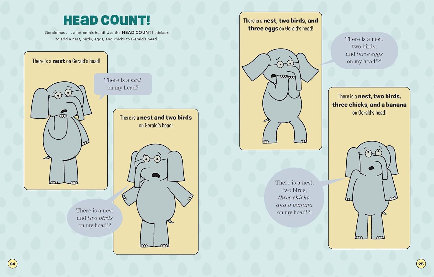 Elephant & Piggie: Let's Sticker! (Paperback)